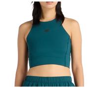 New Balance Débardeur Femme RC Elite Storage Crop Tank Poly Knit Vert Taille S