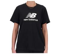 T-shirt New Balance Jersey Stacked Logo manche courte noir intense femme - XS