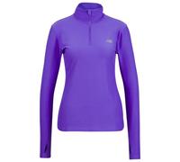 New Balance Sport Essentials Space Dye Half Zip Long Sleeve T-shirt Violet S Femme