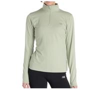 New Balance - Women's Sport Essentials Space Dye Quarter Zip - T-shirt de running - S - green