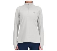 New Balance - Women's Sport Essentials Space Dye Quarter Zip - T-shirt de running - XS - grey