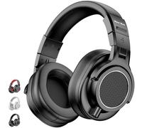 New Bee Casque filaire supra-auriculaire, casque de studio avec pilotes de 50 mm et jack 6,35 mm et 3,5 mm pour moniteur de studio et mixage de guitare DJ AMP podcast piano clavier
