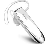 NEW BEE Écouteurs mono-oreille, écouteurs intra-auriculaires, écouteurs sport, écouteurs Bluetooth sans fil, Bluetooth 5.0, suppression des bruits d'appel CVC, Argent