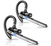 New Bee Oreillette Bluetooth sans Fil, 72Hs de Temps de Lecture | V5.1 Kit Main Libre Bluetooth avec Dual Mic Oreillette Bluetooth CVC8.0 Casques Bluetooth Mono Écouteur pour Affaires/Bureau