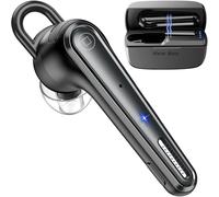 New Bee Oreillette Bluetooth sans Fil Annulation du Microphone ENC | V5.1 Kit Main Libre Ultra-léger 50 heures D'autonomie, Connexion à deux Appareils pour Conduite/Affaires