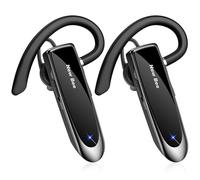 New Bee Oreillette Bluetooth sans Fil, Casque Bluetooth 60 Jours en Veille pour iPhone Samsung (2 pcs)