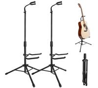 New Bee Support de Guitare Stand Guitare Pliable, Stable et Robuste pour Guitares Électriques,Acoustiques Classiques