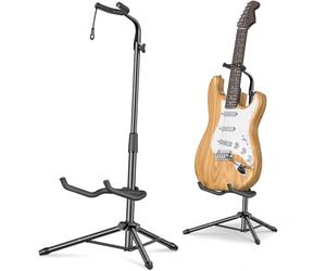 New Bee Support de Guitare Stand Guitare Pliable, Stable et Robuste pour Guitares Électriques,Acoustiques Classiques