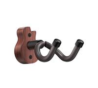 New Bee Support Guitare Mural, Support Mural Guitare avec Crochet en U et Base ABS, Gain de Place Accroche Guitare Mural Adaptable pour Guitare, Ukulélé, Basse et Divers Instruments à Cordes