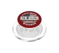 New Berlin Wisconsin, Drapeau américain Vintage PopSockets PopGrip pour MagSafe