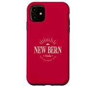 New Bern North Carolina Modern - New Bern NC Coque pour iPhone 11