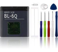 New Bl-6q Batterie De Rechange Compatible Avec No-Kia 6700 Classic/No-Kia 6700 Illuvial Avec Kit D'outils