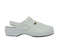 Scholl New Bonus Punched, Zoccoli Sanitari Unisex - Adulto, Bianco, 39 EU