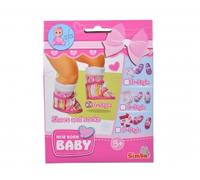 Simba Chaussures et chaussettes New Born Baby 105560844 – Multicolore (Assortiment G)