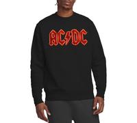 new boundary designs, inc. AC/DC PWR Up Logo Crew Sweatshirt Maillot de survêtement, Noir, XL Mixte
