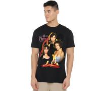 new boundary designs, inc. Charmed Original Three Unisex T Shirt, Noir, XXL Mixte