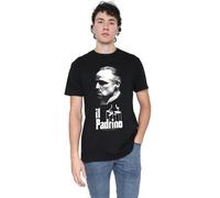 new boundary designs, inc. Godfather Il Padrino Unisex T Shirt, Noir, M Mixte