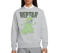 new boundary designs, inc. Rugrats Reptar Big Crew Sweatshirt Maillot de survêtement, Gris, XL Mixte