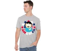 new boundary designs, inc. South Park Randy Marsh America Unisex T Shirt, Athletic chiné, 3XL Mixte