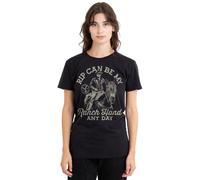 new boundary designs, inc. Yellowstone Rip Can Be My Ranch Hand Ladies T Shirt, Noir, L Femme