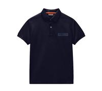 Napapijri New Box Logo Short Sleeve Polo Bleu 4 Years Enfants