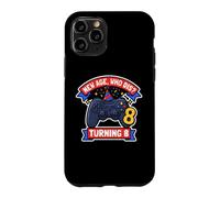 New Boys Age Who Dis Turning 8 Funny Gamer 8th Birthday Coque pour iPhone 11 Pro
