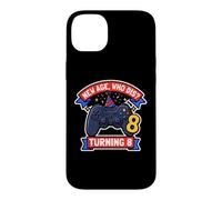 New Boys Age Who Dis Turning 8 Funny Gamer 8th Birthday Coque pour iPhone 14 Plus