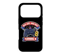 New Boys Age Who Dis Turning 8 Funny Gamer 8th Birthday Coque pour iPhone 17 Pro