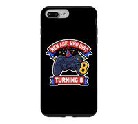 New Boys Age Who Dis Turning 8 Funny Gamer 8th Birthday Coque pour iPhone 7 Plus/8 Plus
