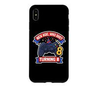 New Boys Age Who Dis Turning 8 Funny Gamer 8th Birthday Coque pour iPhone XS Max