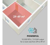 New Breeze ECO Climatiseur mobile 935W 10000 BTU/h A+ - Noir A+