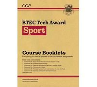 New Btec Tech Award In Sport: Course Booklets Pack (With Online Edition) (Cgp Btec Tech Awards)