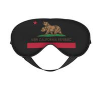 New California Republic 9 New California Republic Masques de sommeil Sangle réglable Masque pour les yeux doux pour femmes Hommes Voyage Travail Maison
