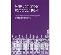 New Cambridge Paragraph Bible with Apocrypha, KJ590:TA: Personal size