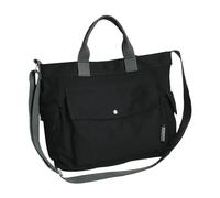 New Canvas Solid Color Simple Fashion One Shoulder Messenger Clear Bag 2026(Black)