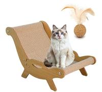 New Cat Recliner Scraper Board 2026 Grand tableau à gratter 2 en 1, canapé de chaise, résistant aux rayures et à faible lint, chaise de salon pour tous les chats (A, poids inférieur à 8 kg)