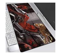 New Century Evangelion 800x300mm speed Gaming Tapis de Souris, XL Anime Mouse Pad-Surface spéciale améliore la Vitesse et la précision, 3mm Base en Caoutchouc Antidérapant Surface-pour Ordinateur et PC, D
