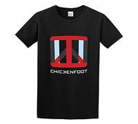 New *Chickenfoot Band Logo Unisex Cotton Tee Shirt Men's Black T-Shirt S