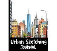 New City Sketchbook: New City Sketchbook Cover, 122 Pages, 8.5 x 11 Page Size, 120 Blank Pages, Drawing Urban City Sketching Simple City Cover Sketchbook.