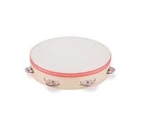 New Classic Toys - 10381 - Instruments de Musique - Percussion - Tambourin En Bois Et Peau Grande