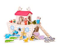 New Classic Toys 10565 Trieur de Forme d'arche de Noé en Bois