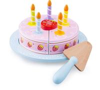 New Classic Toys - 10628 - Jeu D'imitation - Cuisine - Gâteau D'anniversaire À Découper