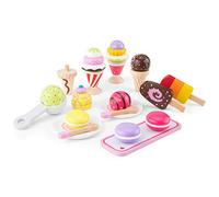 New Classic Toys – Jeu d'imitation cuisine 10630 – Ensemble complet glaces de luxe