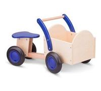New Classic Toys - 11403 - Vélo et Véhicule pour Enfant - Triporteur - Monté - Naturel/Bleu Naturel/bleu G