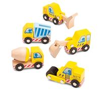 New Classic Toys 11947 Lot de 5 véhicules de Chantier Jaune