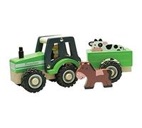 New Classic Toys - 1941 - Véhicule Miniature - Modèle Simple - Tracteur Avec Remorque Et Figurines