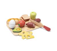 New Classic Toys Ensemble de petit déjeuner en bois pour la coupe Jeu d’Imitation Éducative pour Enfants