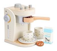 New Classic Toys Ensemble-Machine à Café-White, 3 ans to 9 ans, 10705, Blanc