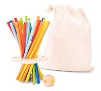 New Classic Toys – Jeu de bâtons 90 x 18 cm en bois, 30 pièces, Multicolore G