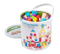 New Classic Toys Jeu Éducatif pour Enfants Baril de Cubes -3 years and up- Colorés - 100 pièces